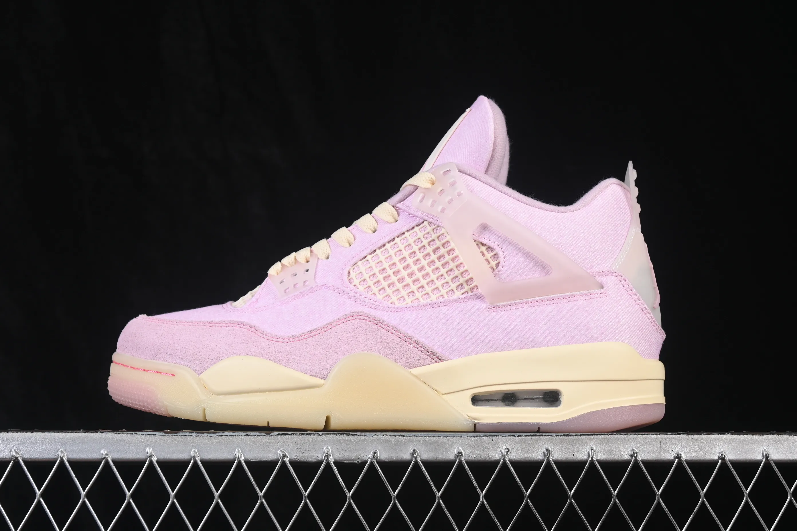 All categories Air Jordan Jordan series basketball shoes Air Jordan 4 Air Jordan 4 Retro "Iced Carmine" AJ4 Jordan 4 denim ice plum powder replica basketball shoes IB6716-600